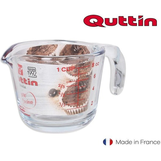 QUTTIN 250CC GLASS MEASURING JAR