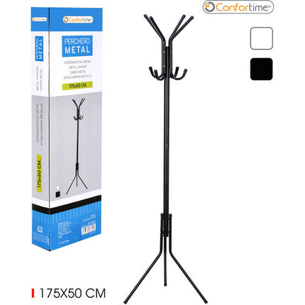 PERCHERO METAL 175X50CM CONFORTIME - COLORES SURTIDOS