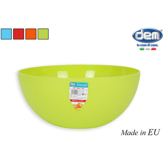 BOWL 20CM 1.75L NAYADE ASSORTED COLORS