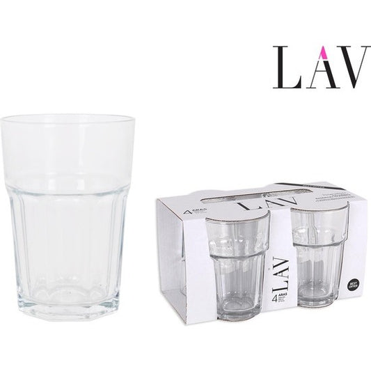 SET 4 GLASSES 365CC ARAS BEST OFFER