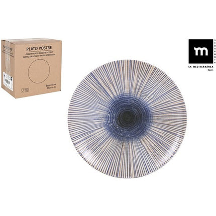 4 DESSERT PLATES 20CM IRYS MONACO GLOSS