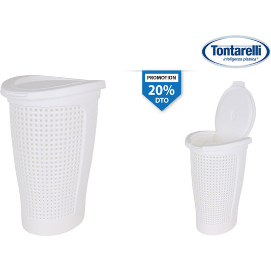 INGRID 10L WHITE WASTE BIN