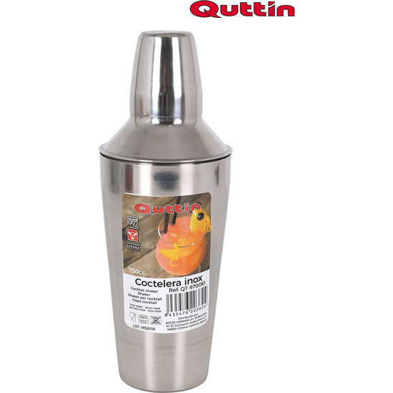 QUTTIN STAINLESS STEEL COCKTAIL SHAKER 750CC