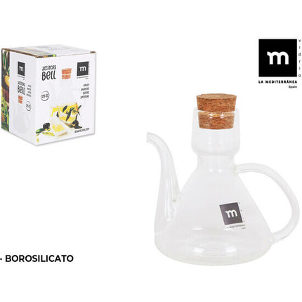 5 ACEITERAS VIDRIO CON TAPÓN 125CC BELL