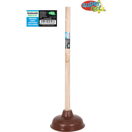 SUPERNET WOODEN DRAIN UNPLUG 42CM